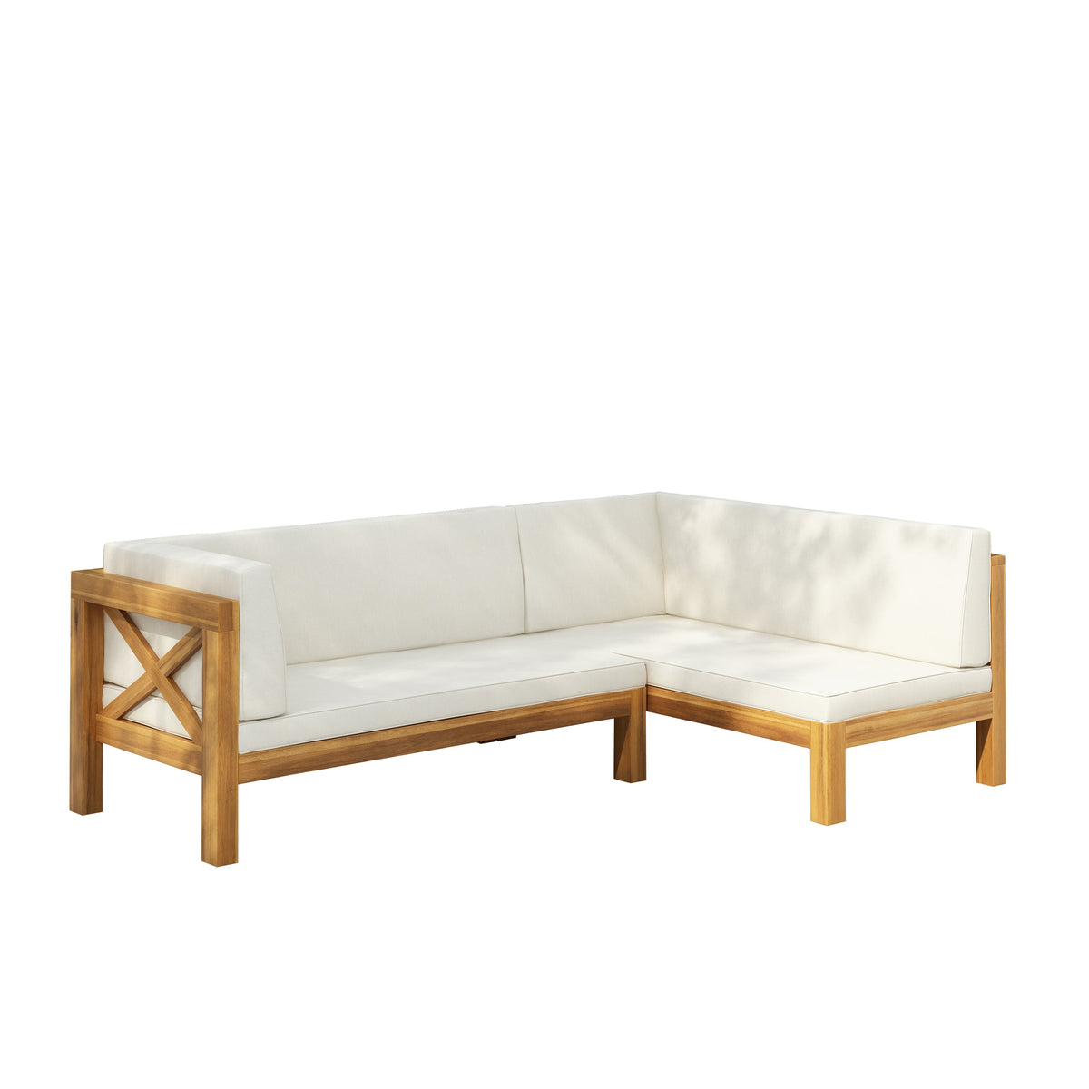 Brava X-Back Left Corner Bench Set of 2, photo 3 of 10