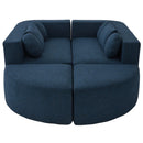 Boneless - Couch Modular Sectional Sofa With Deep Seating And Curved Design by HouseOfZazla
