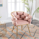 Luxury Modern Simple Leisure Single Sofa Chair Bedroom Lazy Person Household Dresser Stool Manicure Table Back Chair by HouseOfZazla