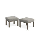 All-Weather Patio Ottomans With Thick Cushions (Set of 2) by HouseOfZazla