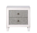 Katia - Weathered Night Stand - Gray / White by HouseOfZazla
