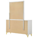 Malcolm - 6 Drawer Dresser With Mirror - White by HouseOfZazla