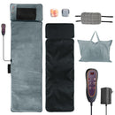 Full Body Electric Massage Mat – Heated, 10-Motor Vibration, Neck Pillow