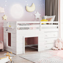 Loft Bed With Cabinet And Shelf by HouseOfZazla