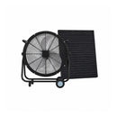 24 Inch Solar Floor-Standing Fan With Adjustable Solar Panel by HouseOfZazla