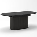 55.11'-70.86' Extendable Dining Table with Striped Legs
