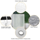 Shower Curtain Waterproof 70x70 Inches Bathroom Shower Curtain Liner EVA Bathroom Curtain w 12 Hooks for Bathtub Shower Stall