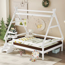 Full House Platform Bed with Stairs