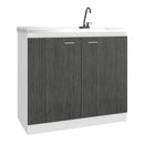 Salento Freestanding Sink, Double Door Cabinet by HouseOfZazla