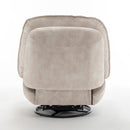 Modern Swivel Gliding Recliner Chair With Rocking Function And Phone Holder, Large Comfortable