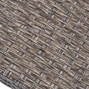 Hampton Outdoor Wood and Wicker Loveseat - Gray by HouseOfZazla