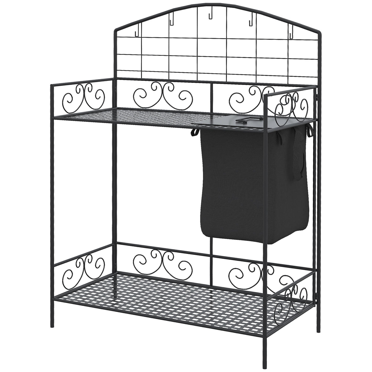 Outsunny Folding Potting Bench Table, photo 10 of 10
