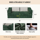 3 Seat Folding Floor Couch & King Size Bed Mattress