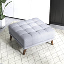 Addison - Square Upholstered Ottoman by HouseOfZazla