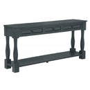 Long Console Table With Drawers And Shelf by HouseOfZazla