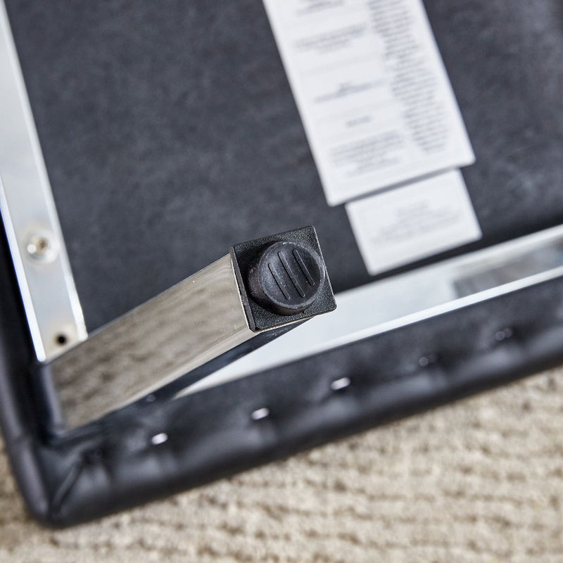 8 piece set of black armless dining chairs brings a touch of elegance and mystery to the dining area with its deep black tone,The grid and buckle design of the back add a vintage yet fashionable touch