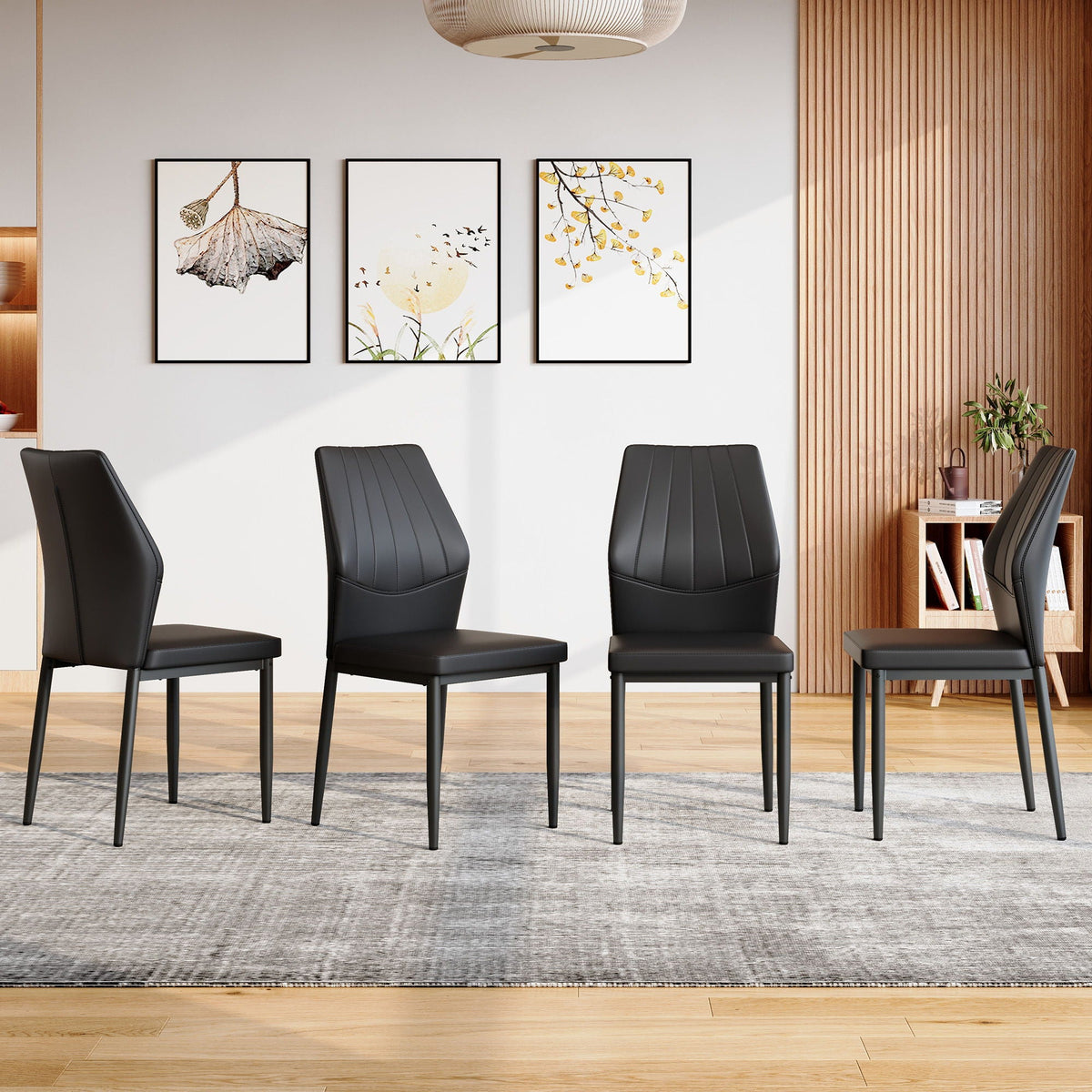 Dining Chairs With Shell Pattern, Comfort And Style, photo 9 of 14