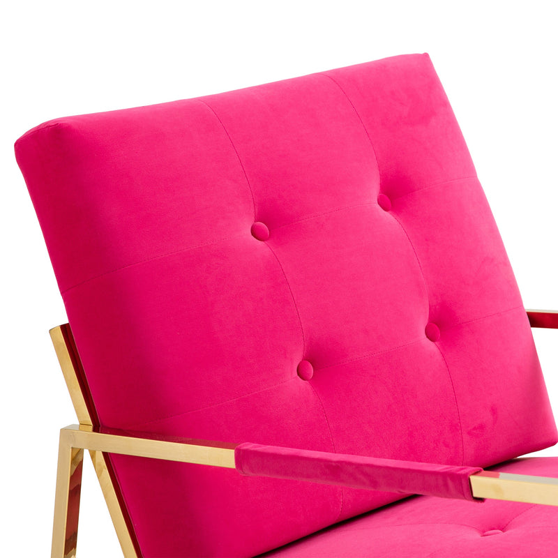 Accent Chair, leisure rocking chair with Stainless steel feet