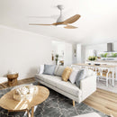 Bredoom Ceiling Fan With Remote Control And LED Light, Blades, Reversible DC Motor For Indoor / Outdoor Use by Unique Piece Furniture