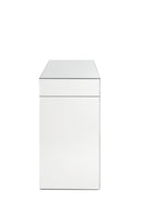Nysa Mirrored & Faux Crystals Vanity Desk