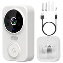 WiFi Security Doorbell Camera with Volume Adjustable Wireless Chime 1080P Camera Night Vision 2-Way Audio Free Cloud Storage
