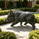 Simulated Wild Boar Resin Garden Statue