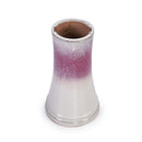 Birdbath For Patio, Garden - White / Pink by HouseOfZazla