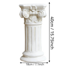 Garden Decorative Column, 15" Retro Elegant by HouseOfZazla
