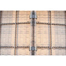 Outdoor Wicker Sectional With Weather Resistant Cushions And Table