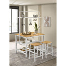 Cowichan - Backless Counter Stool (Set of 2) - White by HouseOfZazla