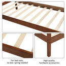 Twin Size Platform Bed With Headboard And Wooden Slat Support by HouseOfZazla