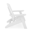 Adirondack Chair Sturdy HDPE Poly Lumber For Poolside, Patio, And Garden Relaxation by HouseOfZazla