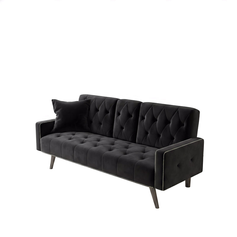 1730 Sofa Bed Armrest with Nail Head Trim, photo 10 of 10