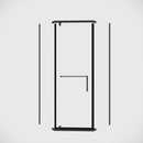 Frameless Neo Angle Shower Door WithTempered Glass by HouseOfZazla