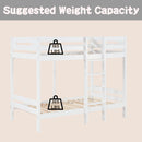 Esin - Twin Twin Bunk Bed - White by HouseOfZazla