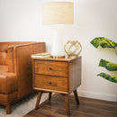 Cascade - Lamp Base Table Lamp - Beige / Gold / White by HouseOfZazla