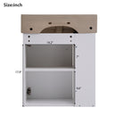 Modern Floating Bathroom Vanity With Ceramic Basin Perfect For Small Bathrooms by HouseOfZazla