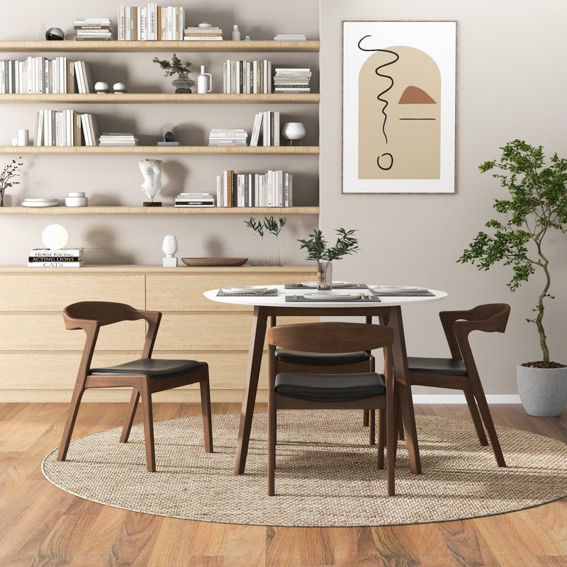 Alina - Dining Table And 4 Side Chairs - White, photo 5 of 5