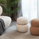 Snowman Stool With Cushion And Solid Wood Frame by Unique Piece Furniture