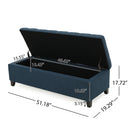 Upholstered Storage Ottoman Bench, Foot Rest For Bedroom by HouseOfZazla