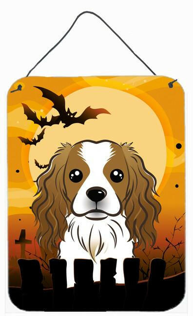 Halloween Cavalier Spaniel Wall or Door Hanging Prints BB1782DS1216