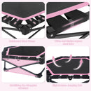 42" Foldable Mini Trampoline with Adjustable T-Bar