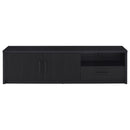 Murray 70-inch 2-door TV Stand Media Console Black