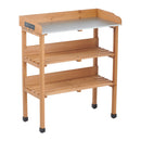Outdoor Potting Table, 3 Tier Workbench by HouseOfZazla