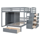 Bunk Bed With Wardrobe, Drawers by HouseOfZazla