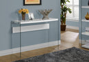 Accent Console Table For Entryway, Glossy Spacious Surface by HouseOfZazla