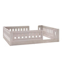 Platform Bed With Guardrail