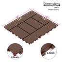 H Style Diy Module Interlocking Patio Deck Tiles by HouseOfZazla