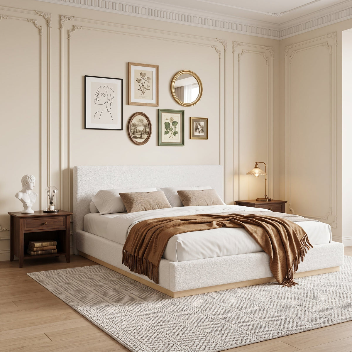 Elegant Upholstered Bed, photo 6 of 10