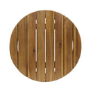 Outdoor Acacia Wood Side Table With Weather Resistance